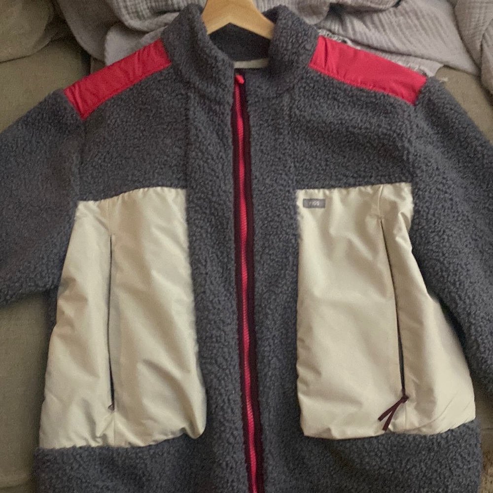 Figs Sherpa jacket